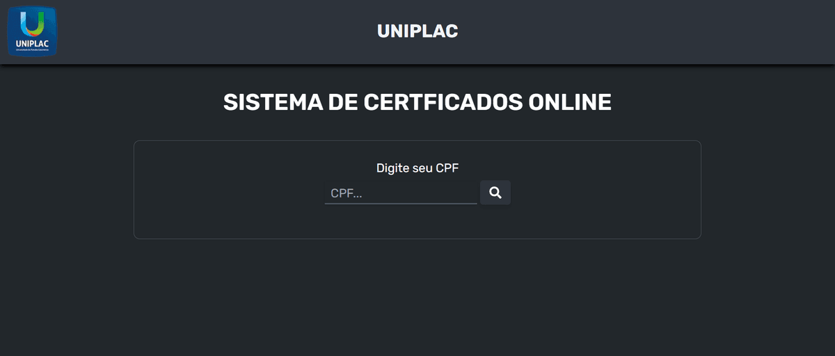 Certificado Uniplac